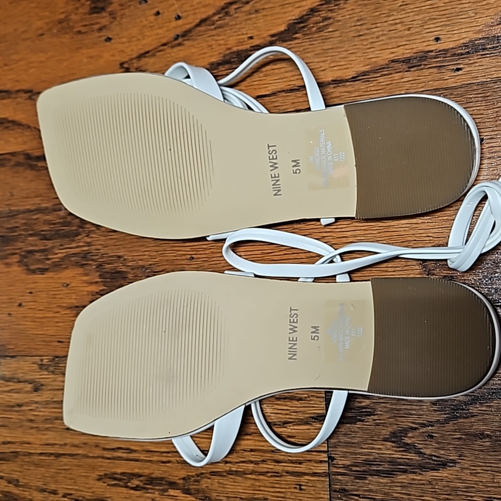 Nine West Ankle Tie Sandals